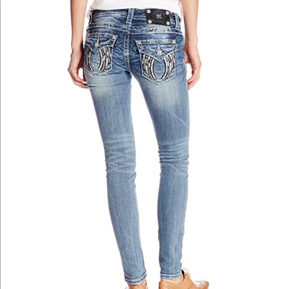 Miss Me skinny ankle, signature stretch 24